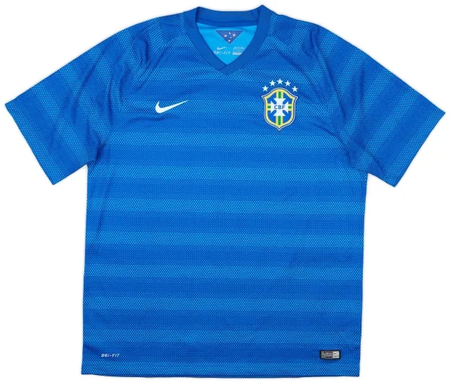 Nike 2014-15 Brazil Away Shirt - 9/10 - (XL)
