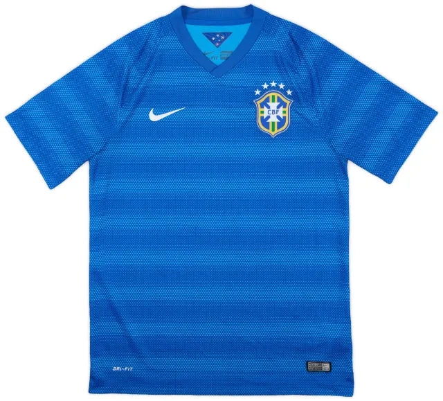 Nike 2014-15 Brazil Away Shirt - 9/10 - (M)