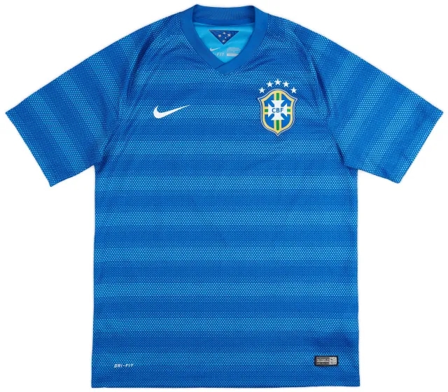 Nike 2014-15 Brazil Away Shirt - 9/10 - (M)