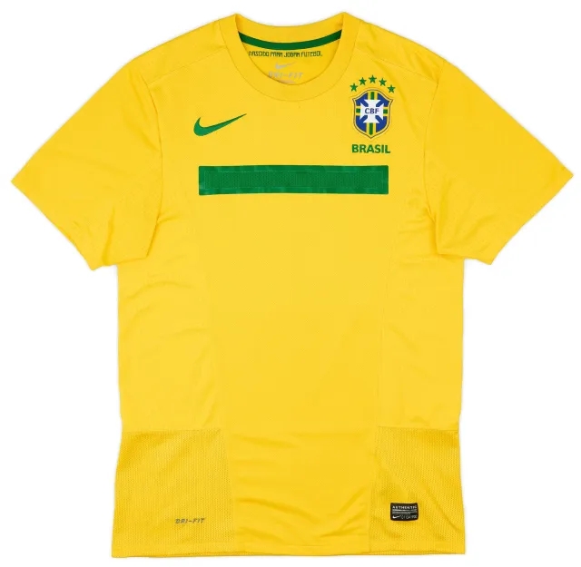 Nike 2011 Brazil Home Shirt - 6/10 - (S)