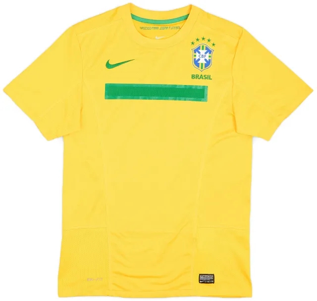 Nike 2011 Brazil Home Shirt - 6/10 - (S)