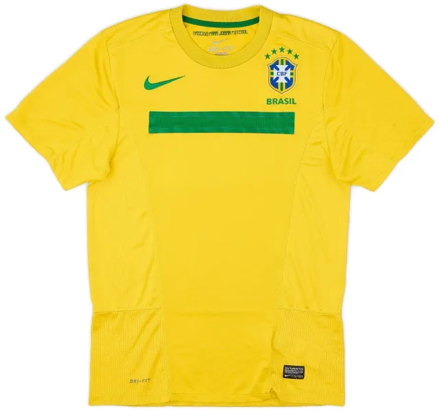 Nike 2011 Brazil Home Shirt - 5/10 - (S)