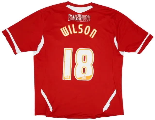 adidas 2011-12 Bristol City Home Shirt Wilson #18 - 5/10 - (XXL)