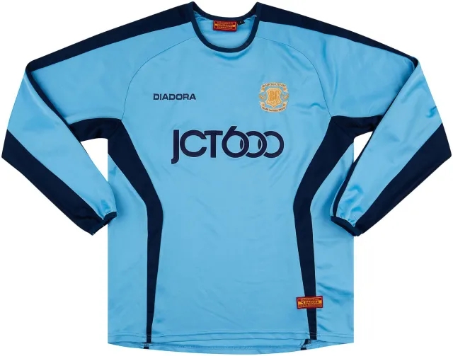 Diadora 2003-04 Bradford City Centenary Away L/S Shirt - 6/10 - (S)