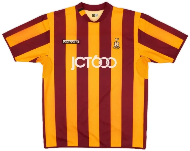 Diadora 2004 Bradford City Home Shirt - 7/10 - (L)