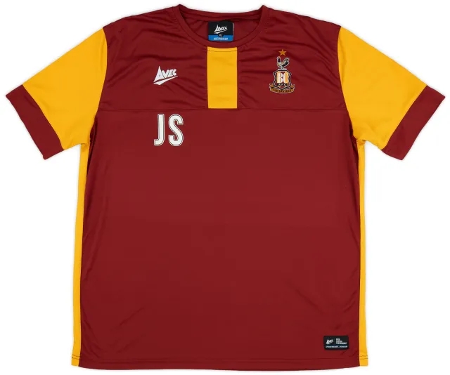 2016-17 Bradford Staff Issue Avec Training Shirt 'JS' 9/10 - (XL)