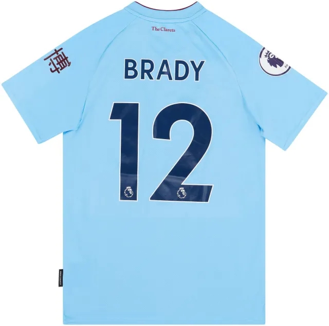 Umbro 2019-20 Burnley Match Issue Away Shirt Brady #12