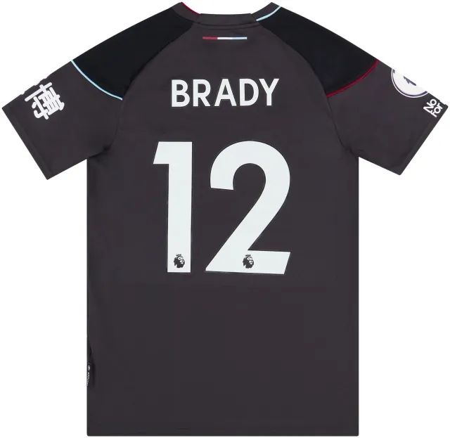 Umbro 2020-21 Burnley Match Issue Away Shirt Brady #12