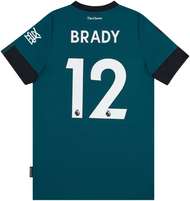 Umbro 2019-20 Burnley Match Issue Third Shirt Brady #12