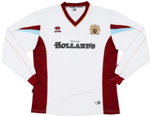 Errea 2007-08 Burnley Away L/S Shirt - 6/10 - (XXL)