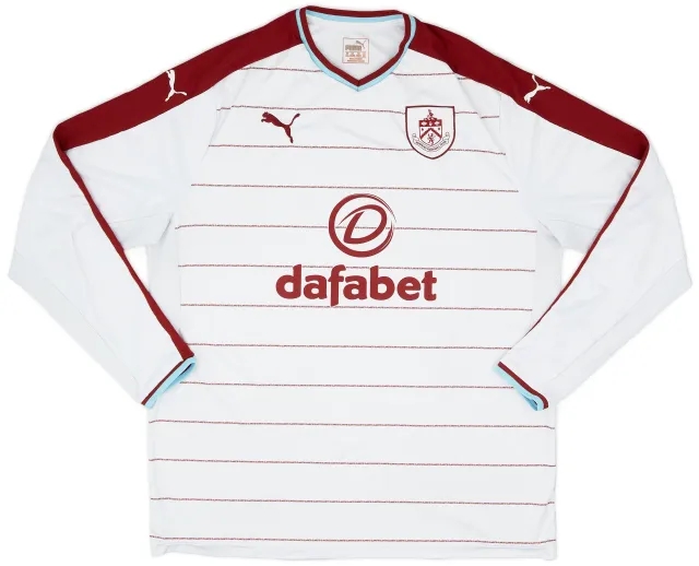 Puma 2017-18 Burnley Away L/S Shirt - 9/10 - (XXL)