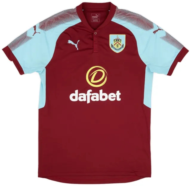 Puma 2017-18 Burnley Home Shirt - 6/10 - (L)