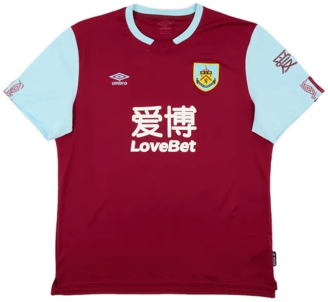 Umbro 2019-20 Burnley Home Shirt - 7/10 - (XXL)