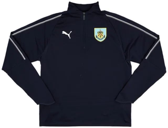 2018-19 Burnley Puma 1/4 Zip Training Top - 7/10 - (L)