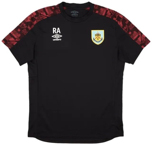 Umbro 2020-21 Burnley Staff Issue Training Shirt 'RA' - 10/10 - (L)
