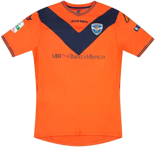 2016-17 Brescia Match Issue GK Shirt Minelli #15