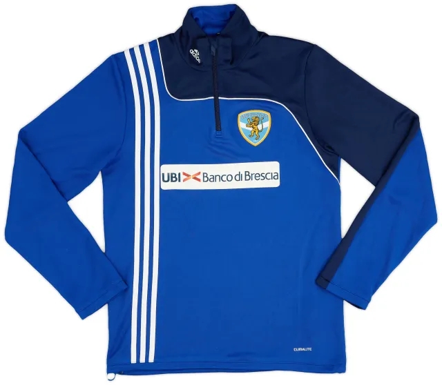 2013-14 Brescia adidas 1/4 Zip Training Top - 9/10 - (S)