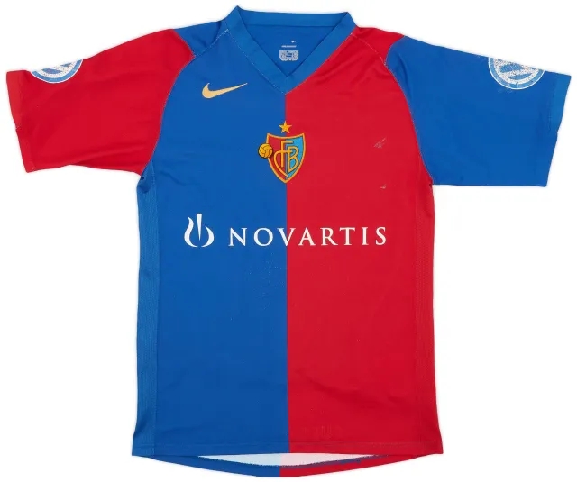 Nike 2006-08 FC Basel Home Shirt - 6/10 - (XS)