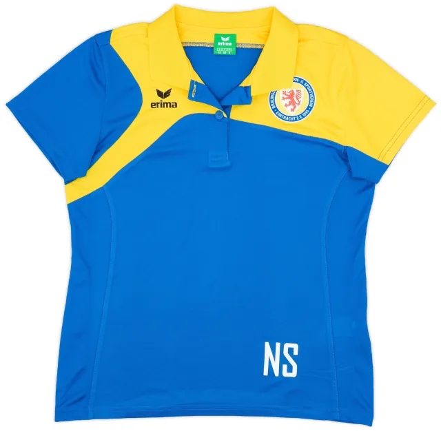 Polo Shirts 2017-18 Eintracht Braunschweig Staff Issue Erima Polo Shirt NS - 9/10 - (Women's S)