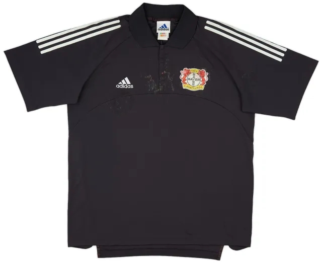 2002-04 Bayern Leverkusen adidas 1/4 Zip Polo Shirt - 4/10 - (XL)