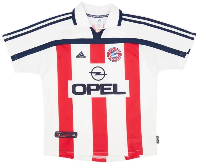 adidas 2000-01 Bayern Munich Away Shirt - 7/10 - (L.Boys)