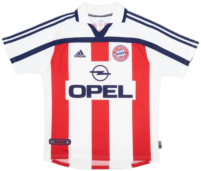 adidas 2000-01 Bayern Munich Away Shirt - 7/10 - (XL.Boys)
