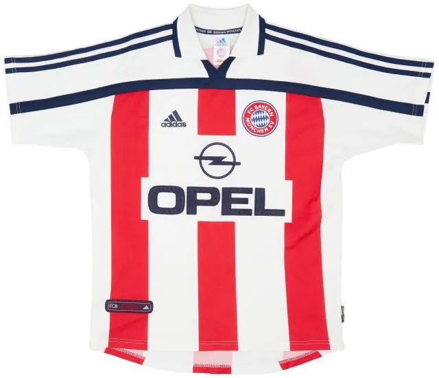 adidas 2000-01 Bayern Munich Away Shirt - 8/10 - (XL.Boys)