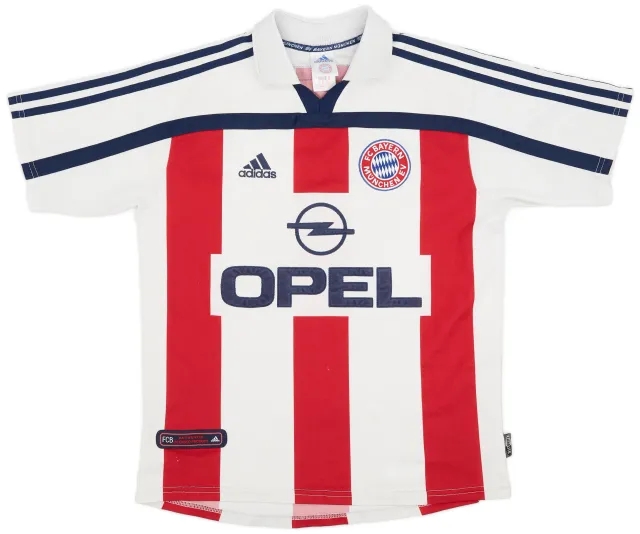 adidas Bayern Munich Boys SS Away Shirt 2000/01