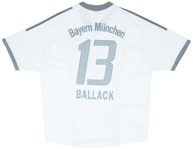 adidas 2002-03 Bayern Munich Away Shirt Ballack #13 - 8/10 - (XL)