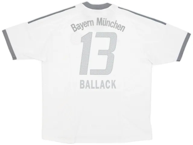 adidas 2002-03 Bayern Munich Away Shirt Ballack #13 - 8/10 - (XL)