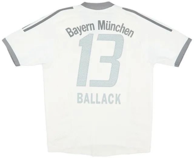 adidas 2002-03 Bayern Munich Away Shirt Ballack #13 - 7/10 - (S)