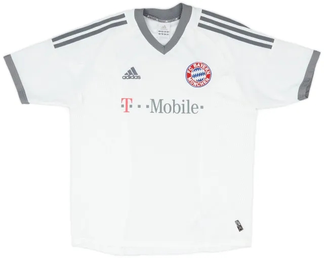 adidas 2002-03 Bayern Munich Away Shirt - 7/10 - (XL.Boys)