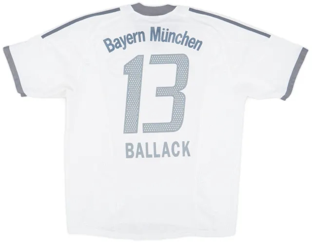 adidas 2002-03 Bayern Munich Away Shirt Ballack #13 - 6/10 - (L)
