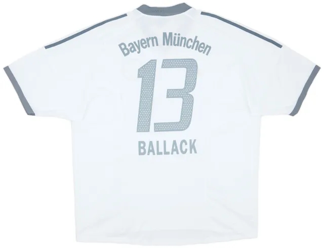 adidas 2002-03 Bayern Munich Away Shirt Ballack #13 - 7/10 - (XXL)