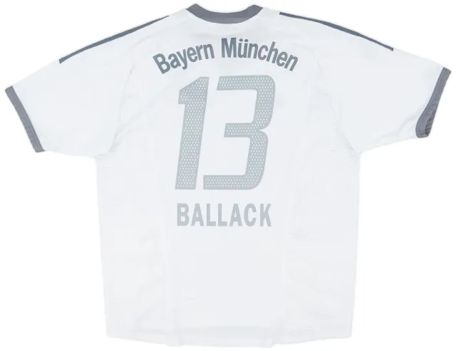 adidas 2002-03 Bayern Munich Away Shirt Ballack #13 - 8/10 - (L)
