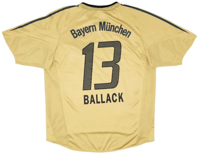 adidas 2004-05 Bayern Munich Away Shirt Ballack #13 - 7/10 - (XL)
