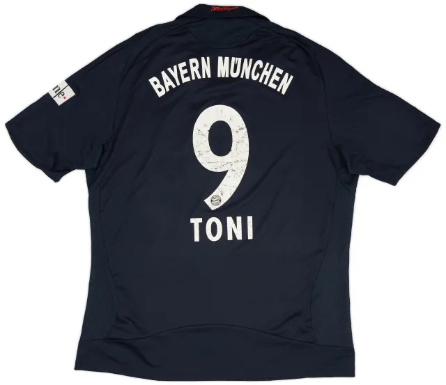 adidas 2008-09 Bayern Munich Away Shirt Toni #9 - 5/10 - (XL)