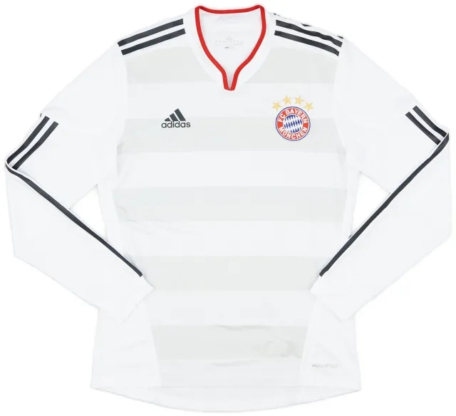 adidas 2010-11 Bayern Munich Player Issue Away L/S Shirt - 9/10 - (M)