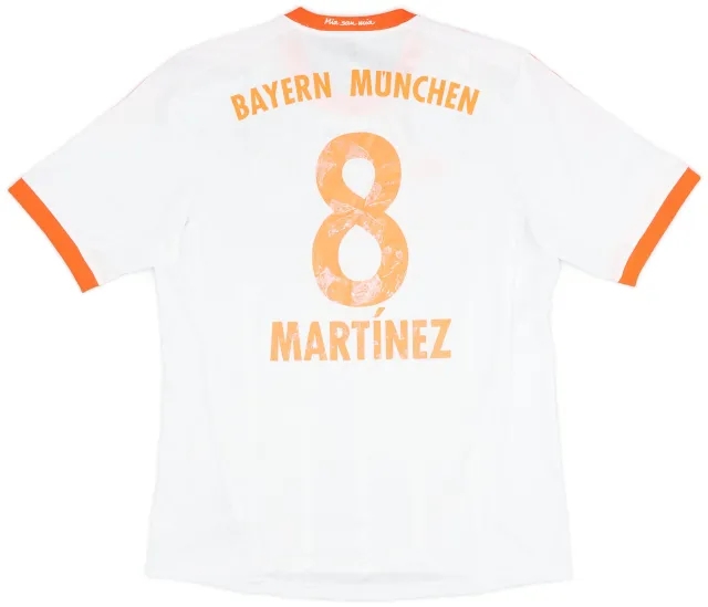 adidas 2012-13 Bayern Munich Away Shirt Martinez #8 - 5/10 - (L)