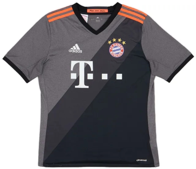 adidas 2016-17 Bayern Munich Away Shirt - 8/10 - (XL.Boys)