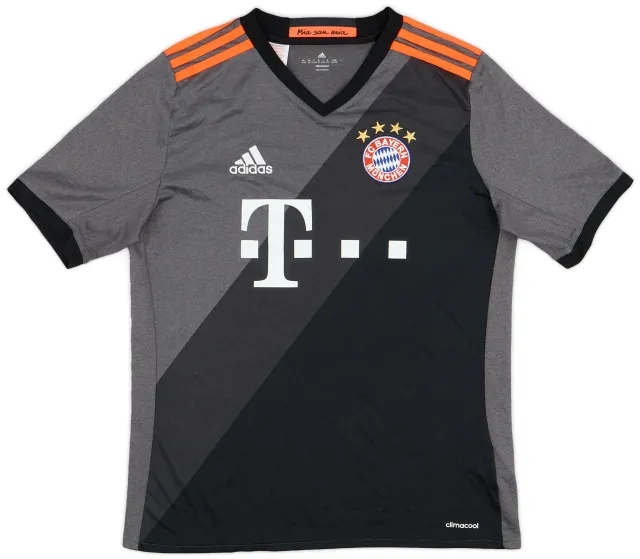 adidas 2016-17 Bayern Munich Away Shirt - 9/10 - (XL.Boys)