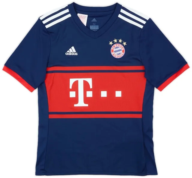 adidas 2017-18 Bayern Munich Away Shirt - 10/10 - (M.Boys)