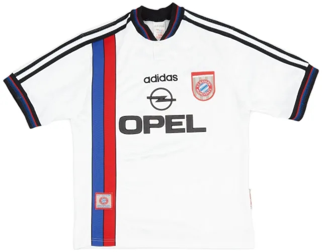 adidas 1996-98 Bayern Munich Away Shirt - 9/10 - (Y)