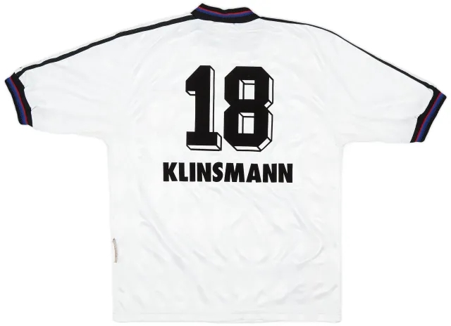 adidas 1996-98 Bayern Munich Away Shirt Klinsmann #18 - 6/10 - (S)