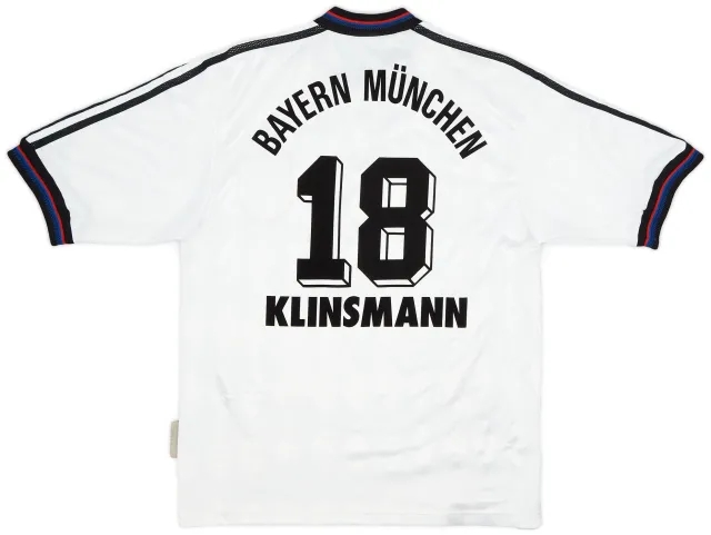 adidas Bayern Munich Mens SS Away Shirt 1996/98