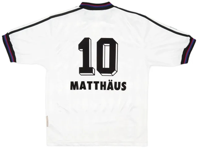 adidas 1996-98 Bayern Munich Away Shirt Matthaus #10 - 6/10 - (S)