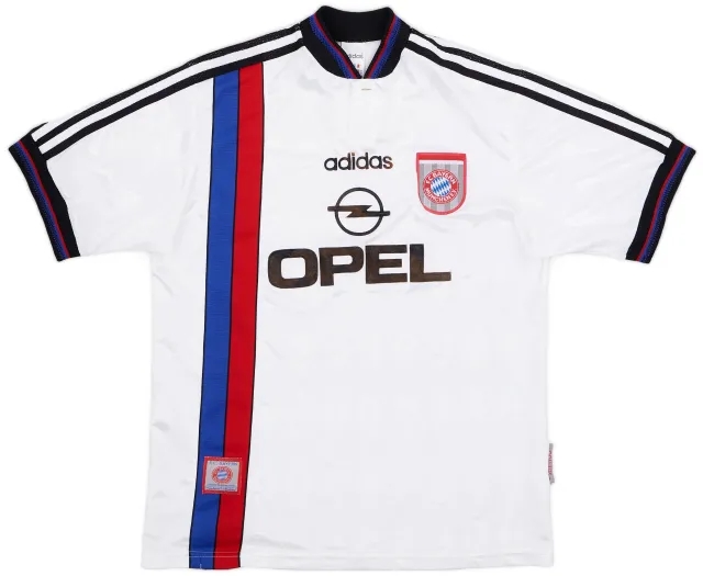 adidas 1996-98 Bayern Munich Away Shirt - 5/10 - (XL.Boys)