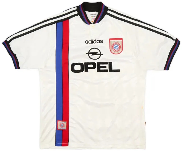 adidas 1996-98 Bayern Munich Away Shirt - 6/10 - (XL.Boys)