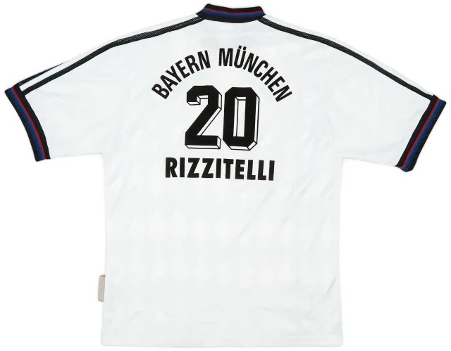 adidas 1996-98 Bayern Munich Away Shirt Rizzitelli #20 - 8/10 - (XL.Boys)