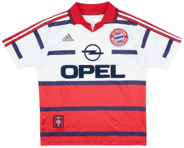 adidas 1998-00 Bayern Munich Away Shirt - 6/10 - (XL.Boys)
